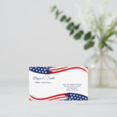 Militair Visitekaartje Contactkaartje (Staand voorkant)