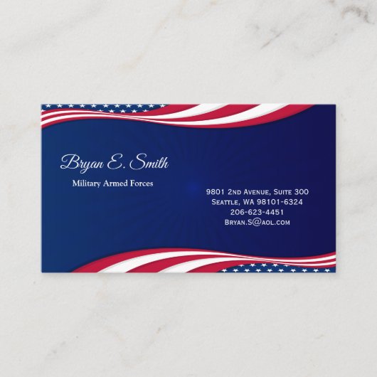 Militair Visitekaartje Contactkaartje (Voorkant)