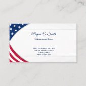 Militair Visitekaartje Contactkaartje (Voorkant)