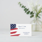 Militair Visitekaartje Contactkaartje (Staand voorkant)