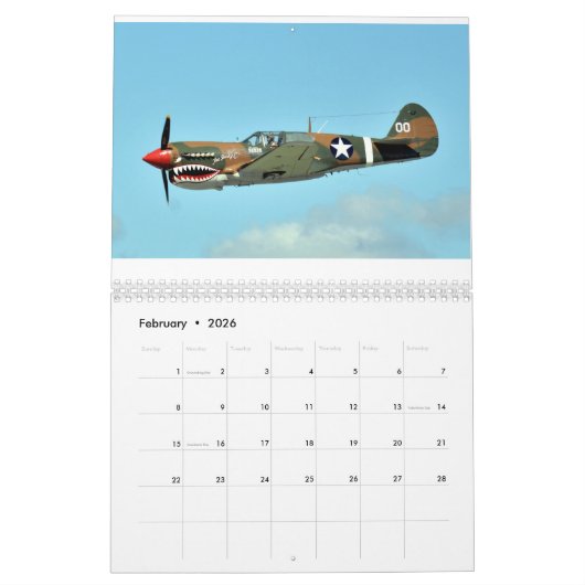 Militair Vliegtuig Kalender (Feb 2026)