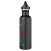 Militair Vliegtuig Sr-71 Blackbird Usaf Pilot Gif. Waterfles (Rechts)