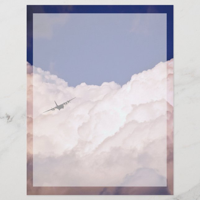 Militair vliegtuig van STaylor Letterhead (Voorkant)