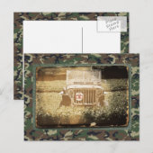 Militair voertuig briefkaart (Voorkant / Achterkant)