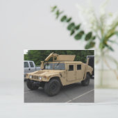 Militair voertuig briefkaart (Staand voorkant)