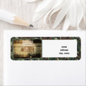 Militair voertuig etiket (Insitu)