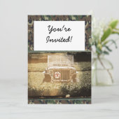 Militair voertuig kaart (Staand voorkant)