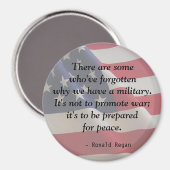 MILITAIR - Waarom hebben een militair... Magneet (Voorkant / Achterkant)