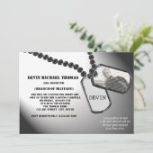 Militair wegtrekken kaart (Staand voorkant)