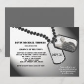 Militair wegtrekken kaart (Voorkant / Achterkant)