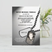 Militair wegtrekken kaart (Staand voorkant)