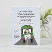 Militair wegtrekken kaart (Staand voorkant)