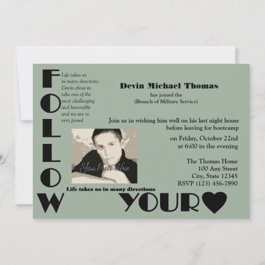 Militair wegtrekken kaart (Voorkant)