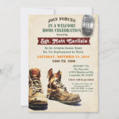 Militair welkom Home Celebration uitnodiging (Voorkant)