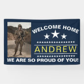 Militair Welkom Thuis Banner - Leger Nationale Gar (Horizontaal)