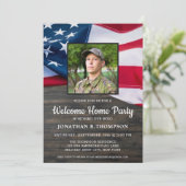 Militair Welkomstland Verenigde Staten Patriottisc Kaart (Staand voorkant)