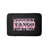 Militair Whiskey Tango Foxtrot Roze Camo Badmat (Voorkant)
