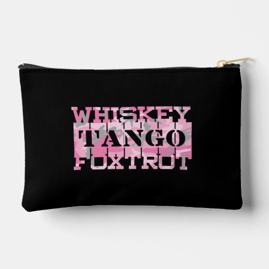 Militair Whiskey Tango Foxtrot Roze Camo Etui (Achterkant)