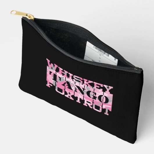 Militair Whiskey Tango Foxtrot Roze Camo Etui (Open)