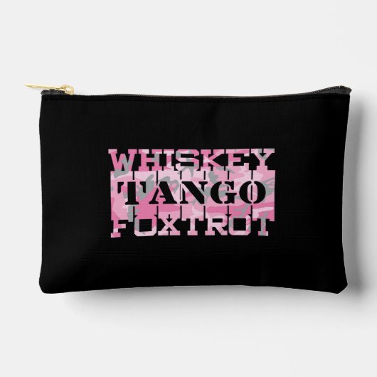 Militair Whiskey Tango Foxtrot Roze Camo Etui (Voorkant)