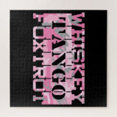 Militair Whiskey Tango Foxtrot Roze Camo Legpuzzel (Horizontaal)