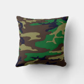 Militair Woodland Camo Pillow Kussen (Achterkant)
