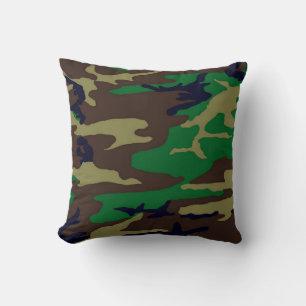 Militair Woodland Camo Pillow Kussen
