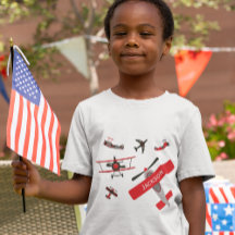 Militair WWWII-vliegtuig Retro Red en Black