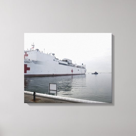 Militair zeescheepvaartziekenhuis canvas afdruk (Voorkant)