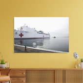 Militair zeescheepvaartziekenhuis canvas afdruk (Insitu (Woonkamer))