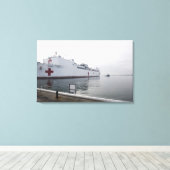 Militair zeescheepvaartziekenhuis canvas afdruk (Insitu (Houten vloer))