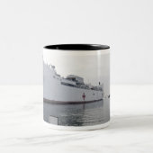 Militair zeescheepvaartziekenhuis tweekleurige koffiemok (Center)