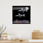 Militaire A-10 wrattenzwijn Poster (Keuken)