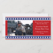 Militaire aankondiging sterren en staven (Voorkant)