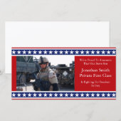 Militaire aankondiging sterren en staven (Voorkant / Achterkant)