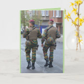 militaire aanmoediging kaart (Gele Bloem)