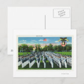 Militaire Academie Dress Parade Briefkaart (Voorkant / Achterkant)