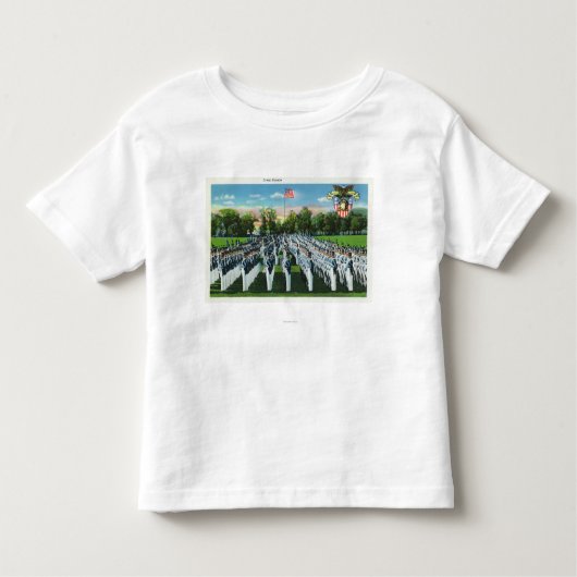 Militaire Academie Dress Parade Kinder Shirts (Voorkant)