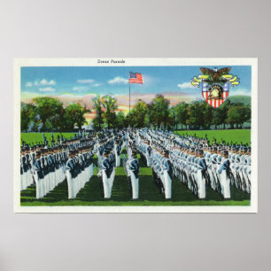 Militaire Academie Dress Parade Poster