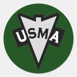 Militaire Academie Recondo patch voor Ronde Sticker