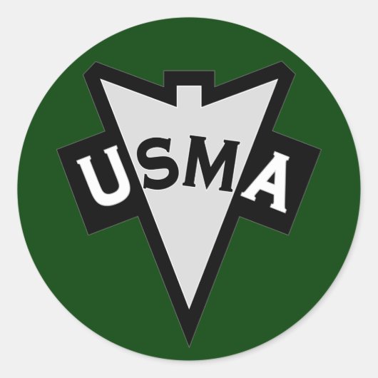 Militaire Academie Recondo patch voor Ronde Sticker (Voorkant)