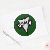 Militaire Academie Recondo patch voor Ronde Sticker (Envelop)