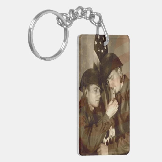  militaire acrylSleutelhanger Sleutelhanger (Voorkant Links)