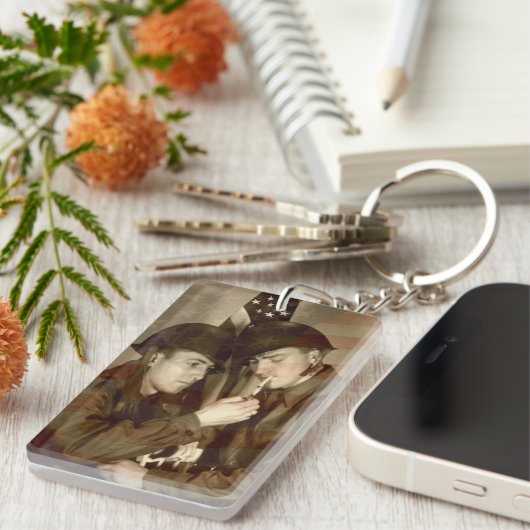  militaire acrylSleutelhanger Sleutelhanger (Voorkant Rechts)