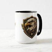 Militaire Adelaar Crest Embleem Mok (Voorkant rechts)