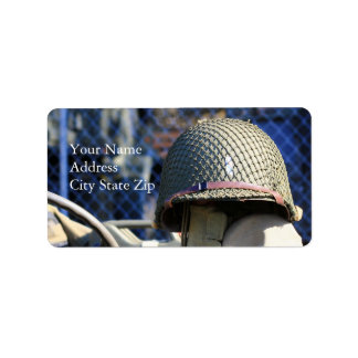Militaire Adresetiketten voor helmen Etiket