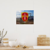Militaire adviseurs Vietnam-Poster voor oorlogspat Poster (Keuken)