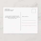 Militaire afboeking op groene lijn Vlagpartij Uitnodiging Briefkaart (Achterkant)