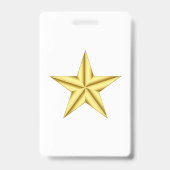Militaire algemene Gold Star Badge (Achterkant)