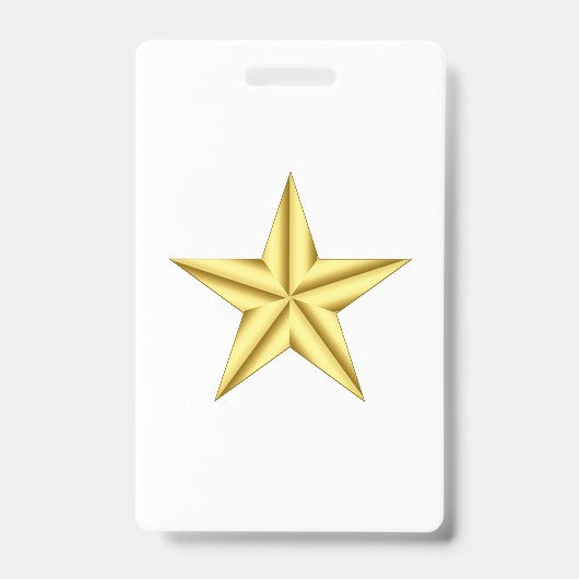 Militaire algemene Gold Star Badge (Voorzijde)